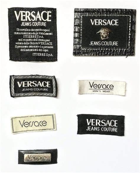 versace etiqueta|versace vintage logo.